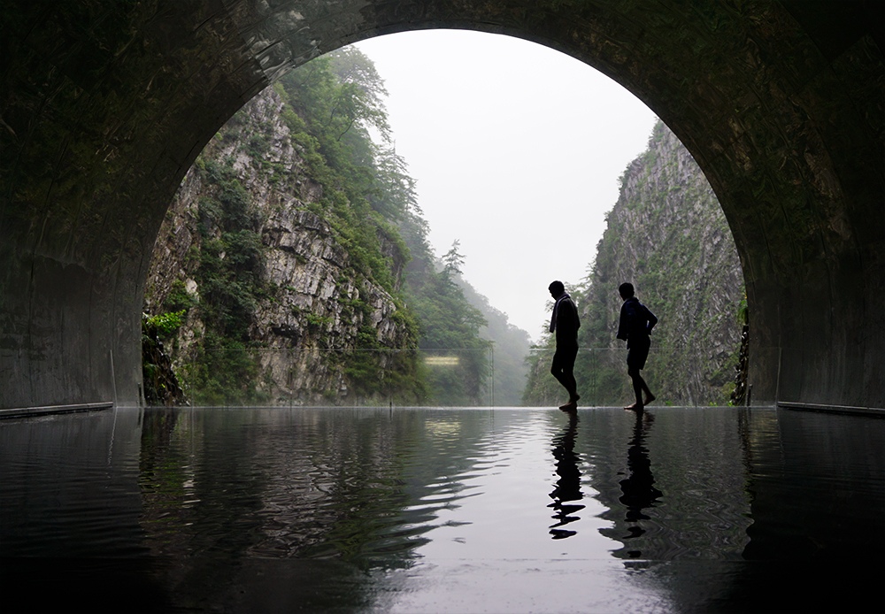 清津峡の絶景