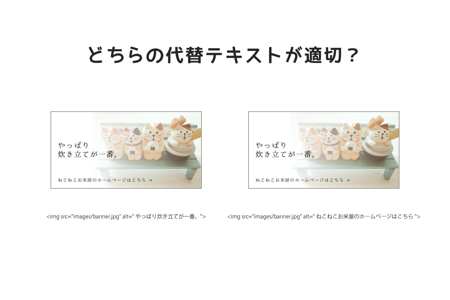 【ウェブアクセシビリティ】正しいalt属性の設定を学ぼう！
