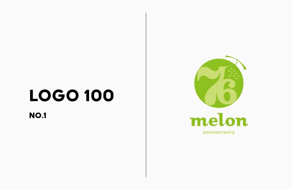 ロゴ100 | No.1 メロンの日
