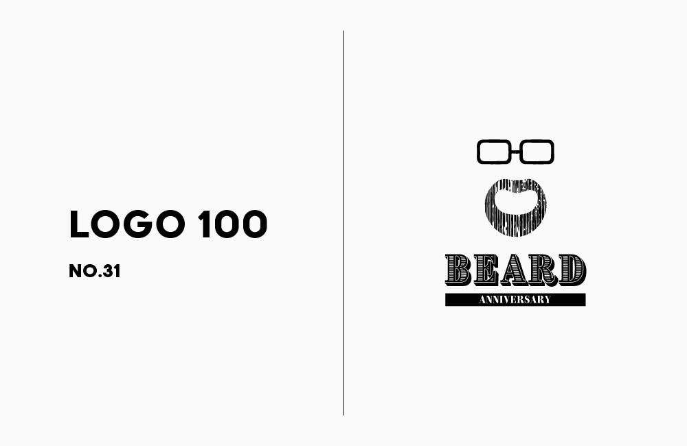 ロゴ100 | No.31 ヒゲの日