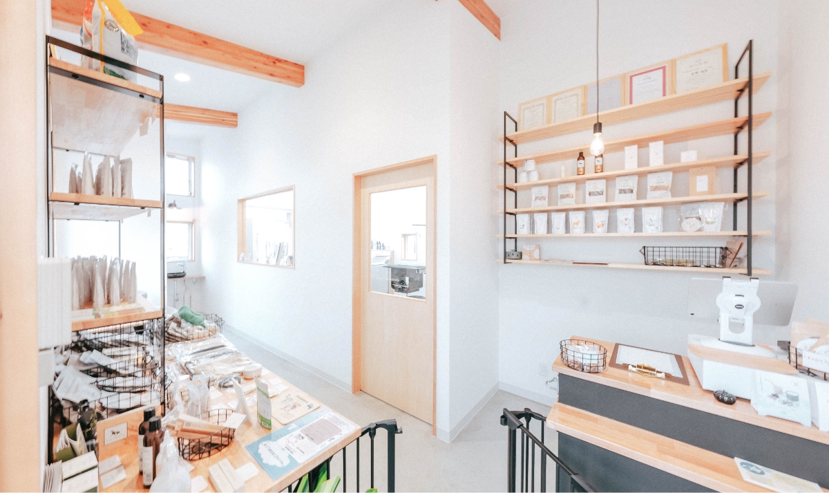 トリミングサロンの内観